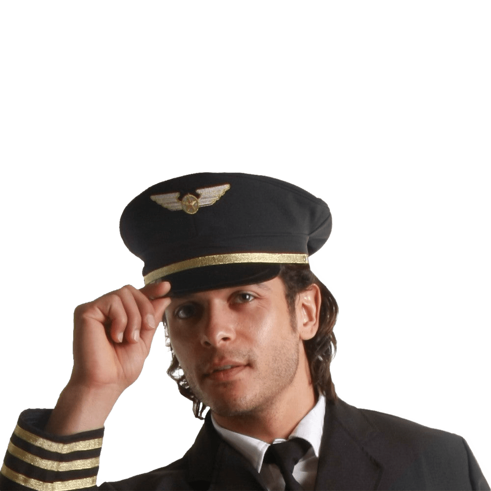  Dress Up America Airline Pilot Hat - Adults by Dress Up America - Default Title - Bonton