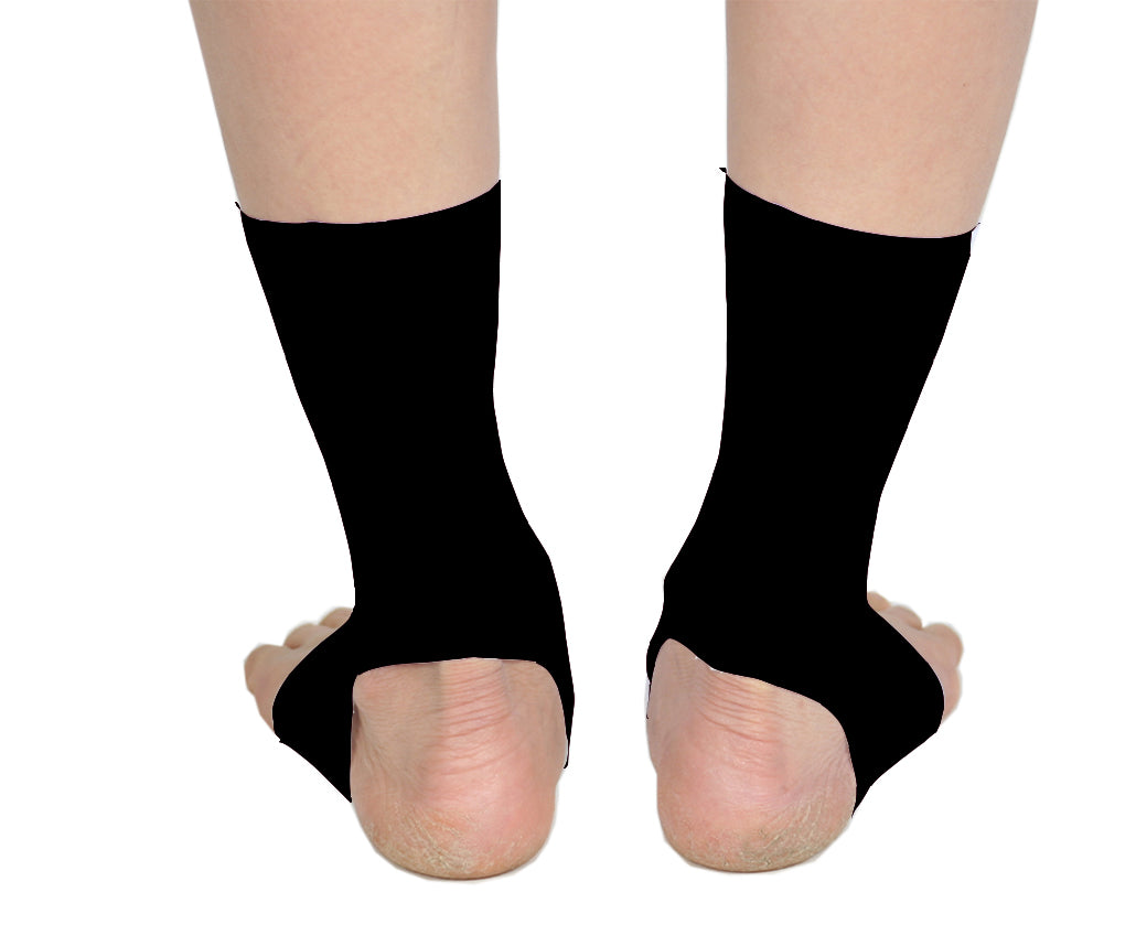  InstantFigure InstantFigure Unisex High Compression Ankle Sleeves AL60021 - Black - Bonton