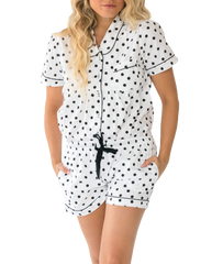 Lilly Classic Dots Women's Short Sleeve Shirt & Shorts Set