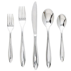 Charlie Stainless Steel Flatware 42 Piece Set