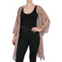  Anne Klein Chiffon Organized Sheer With Slits Cardigan - Warm Sand / Anne Black - Bonton