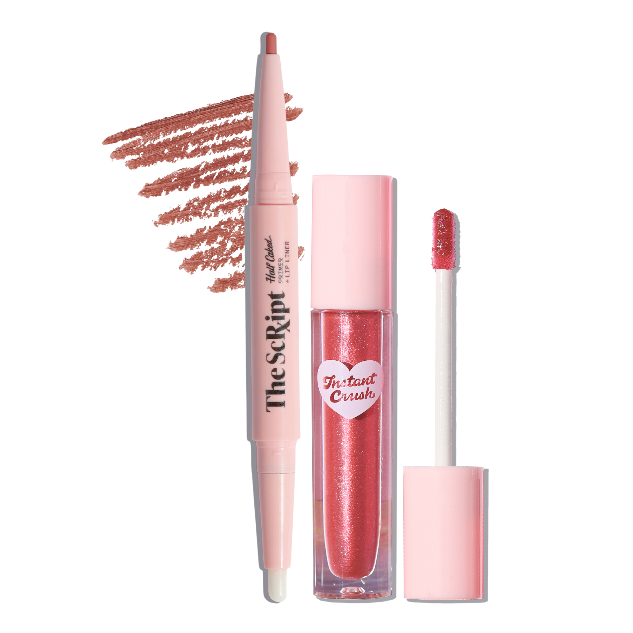  Half Caked Lip Liner + Lip Gloss Duo (AM to PM / Caught Up) by Half Caked - Default Title - Bonton