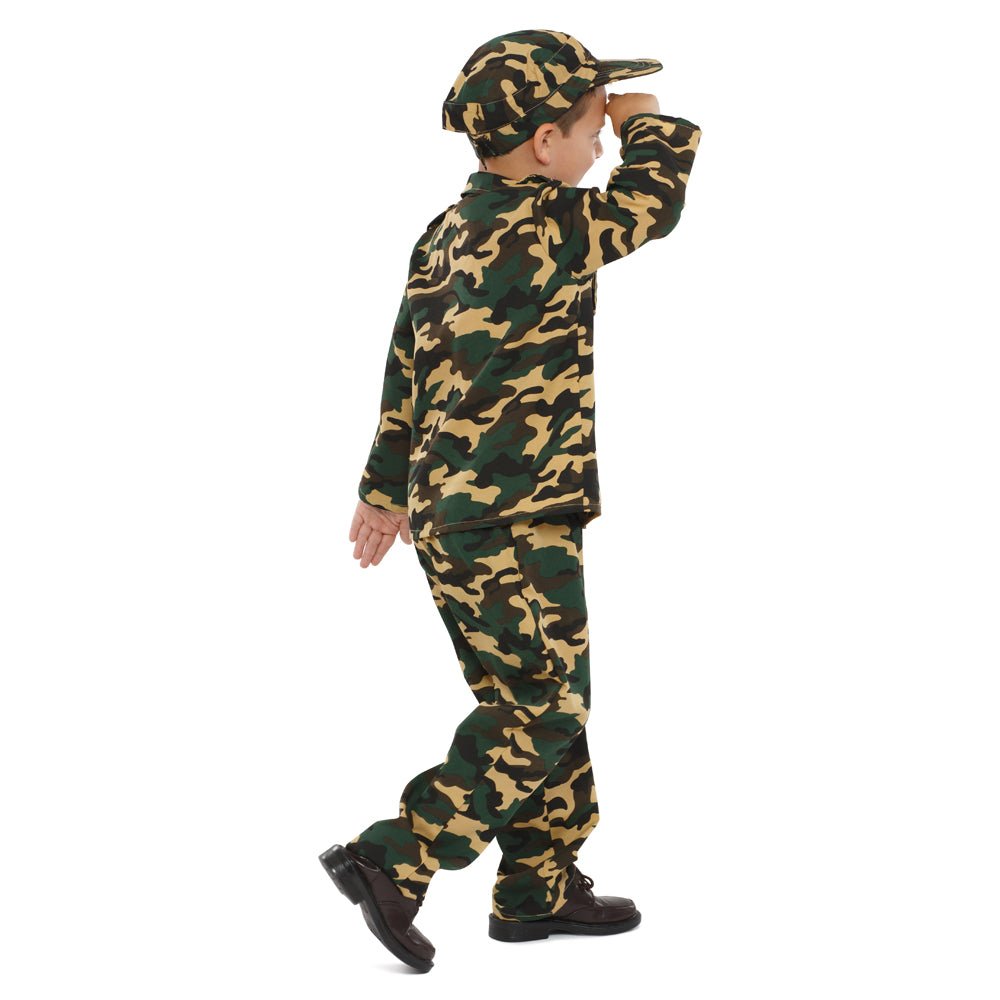  Dress Up America Army Dress Up Costume - Kids by Dress Up America - Large (12-14) - Bonton
