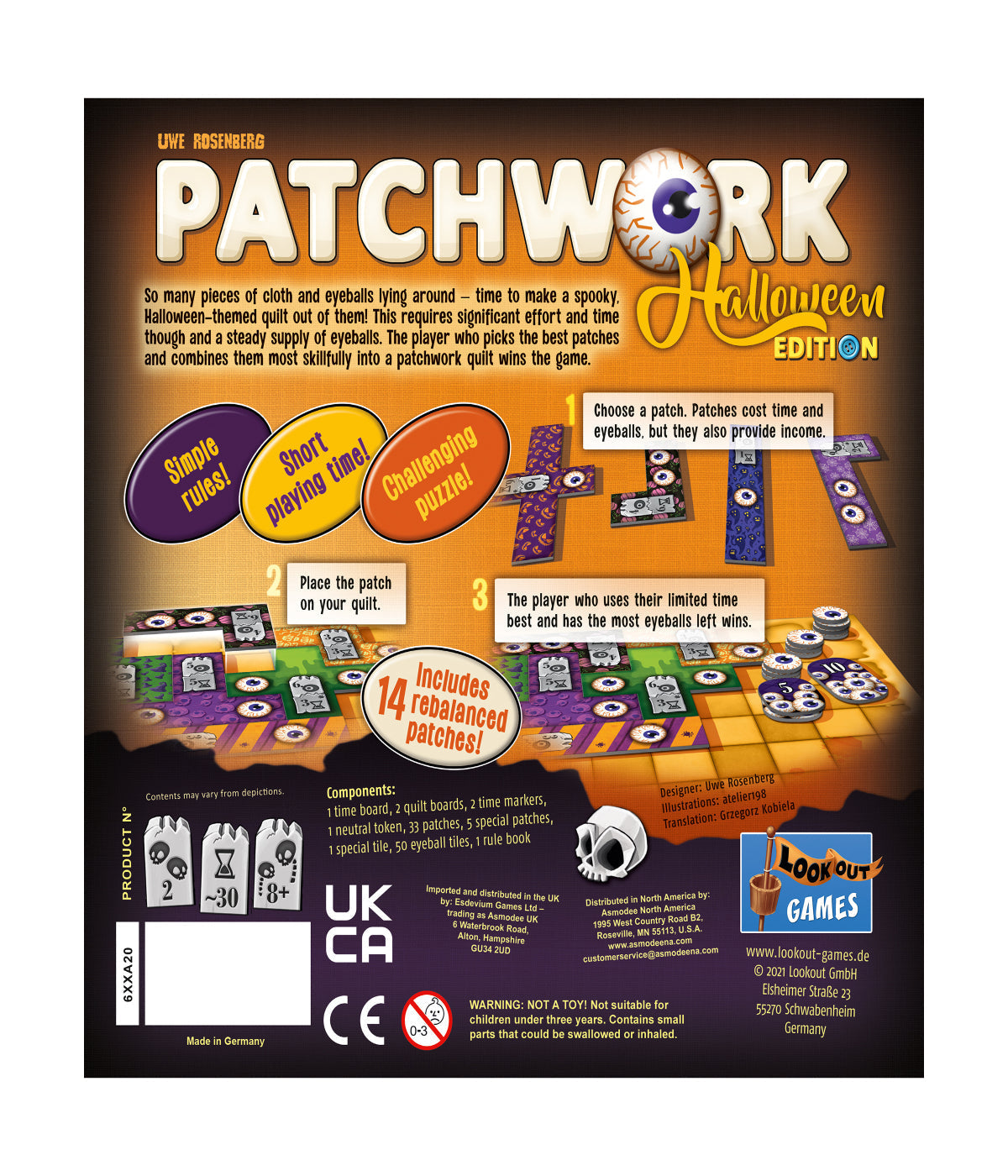  Patchwork - Halloween Edition Multi - Multi - Bonton