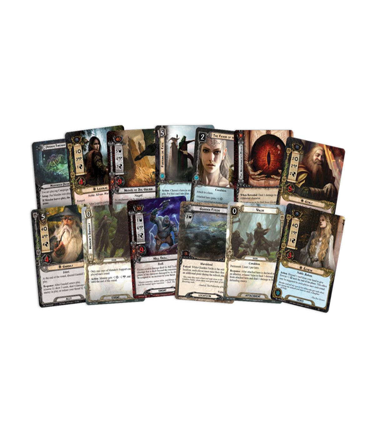  The Lord of the Rings: The Card Game - Revised Core Set Multi - Multi - Bonton