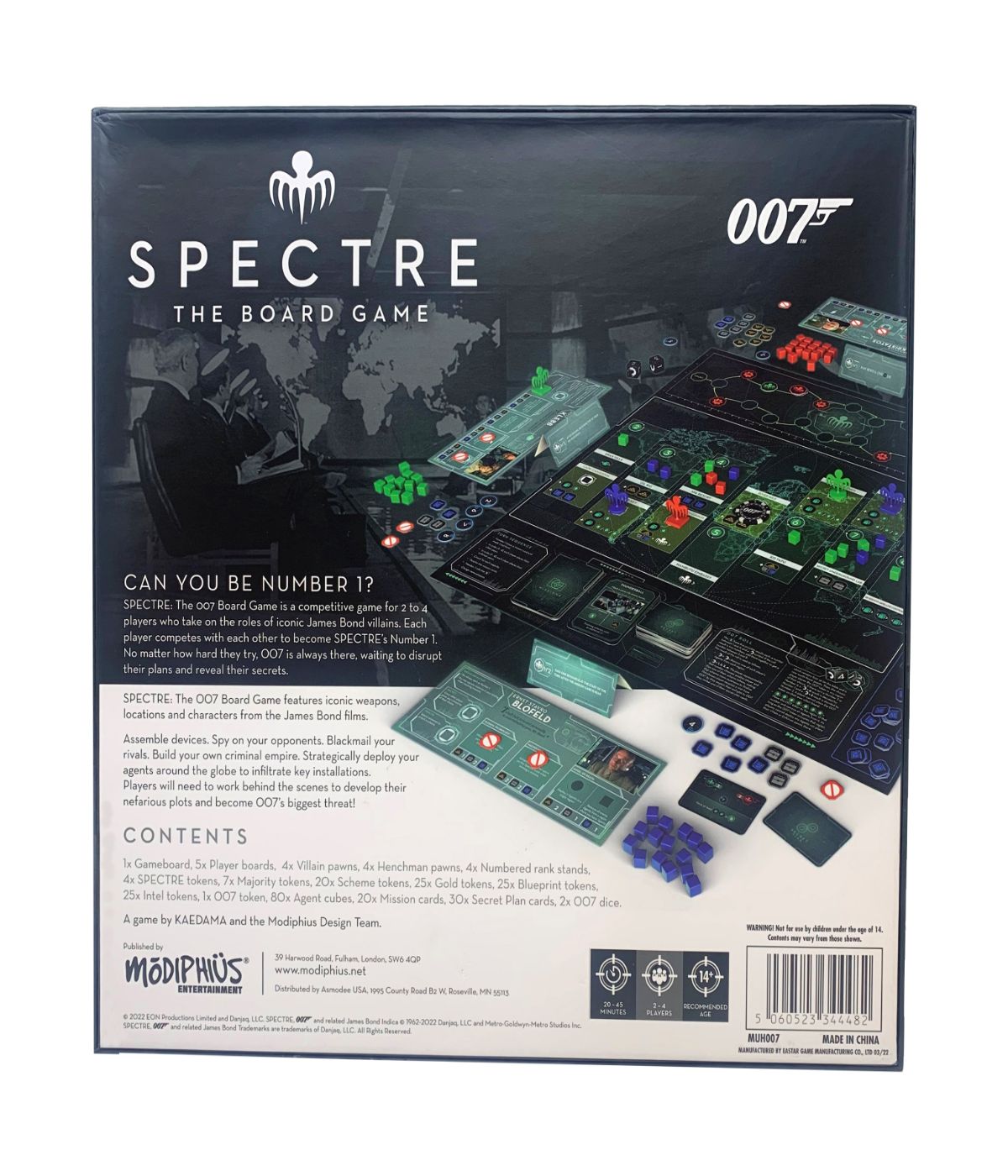  SPECTRE: The 007 Board Game Multi - Multi - Bonton