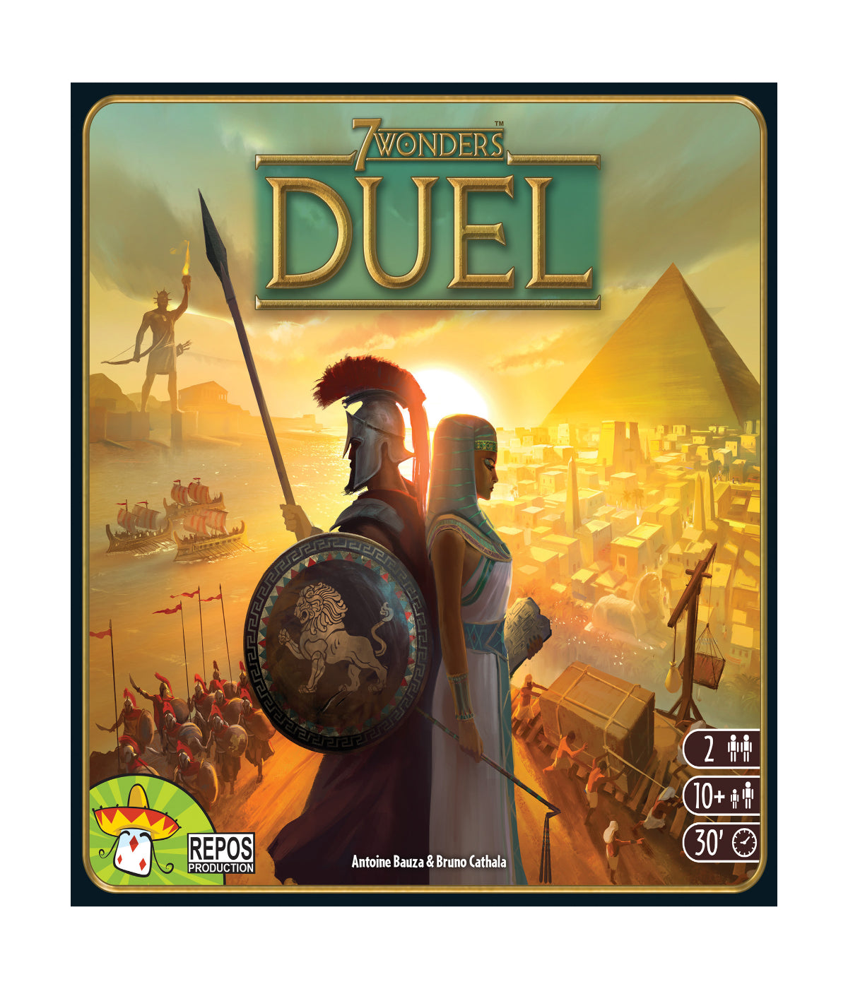  7 Wonders Duel Board Game Multi - Multi - Bonton