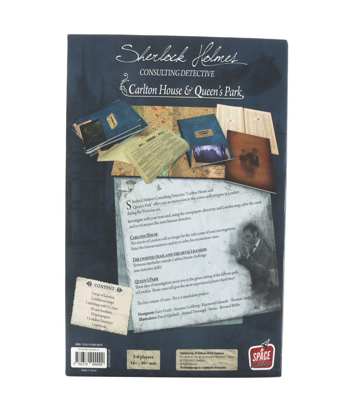  Sherlock Holmes Consulting Detective - Carlton House & Queen's Park Multi - Multi - Bonton