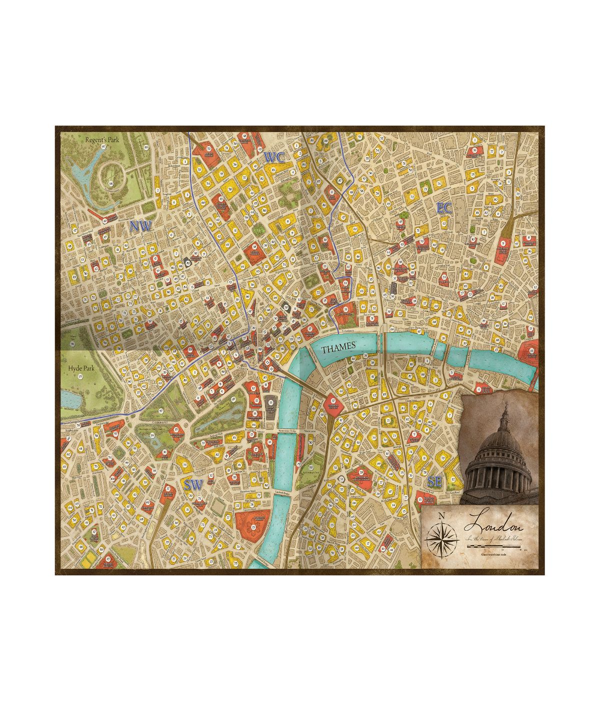  Sherlock Holmes Consulting Detective - Carlton House & Queen's Park Multi - Multi - Bonton