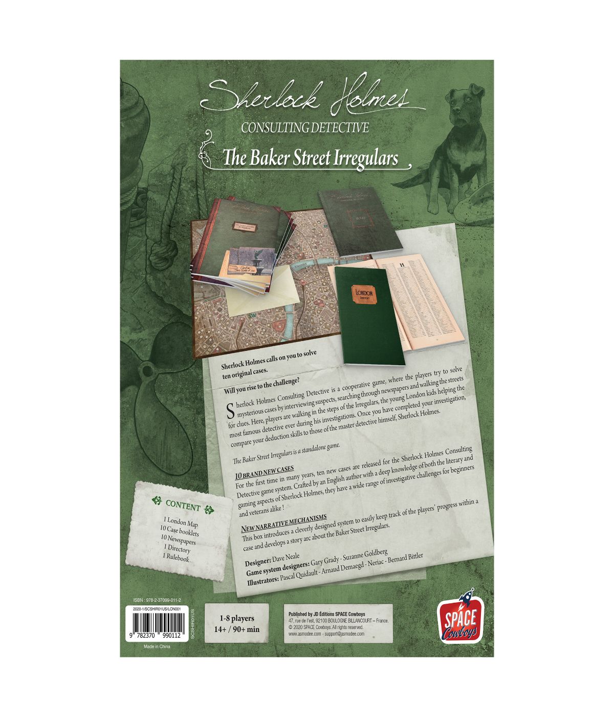  Sherlock Holmes Consulting Detective - The Baker Street Irregulars Multi - Multi - Bonton