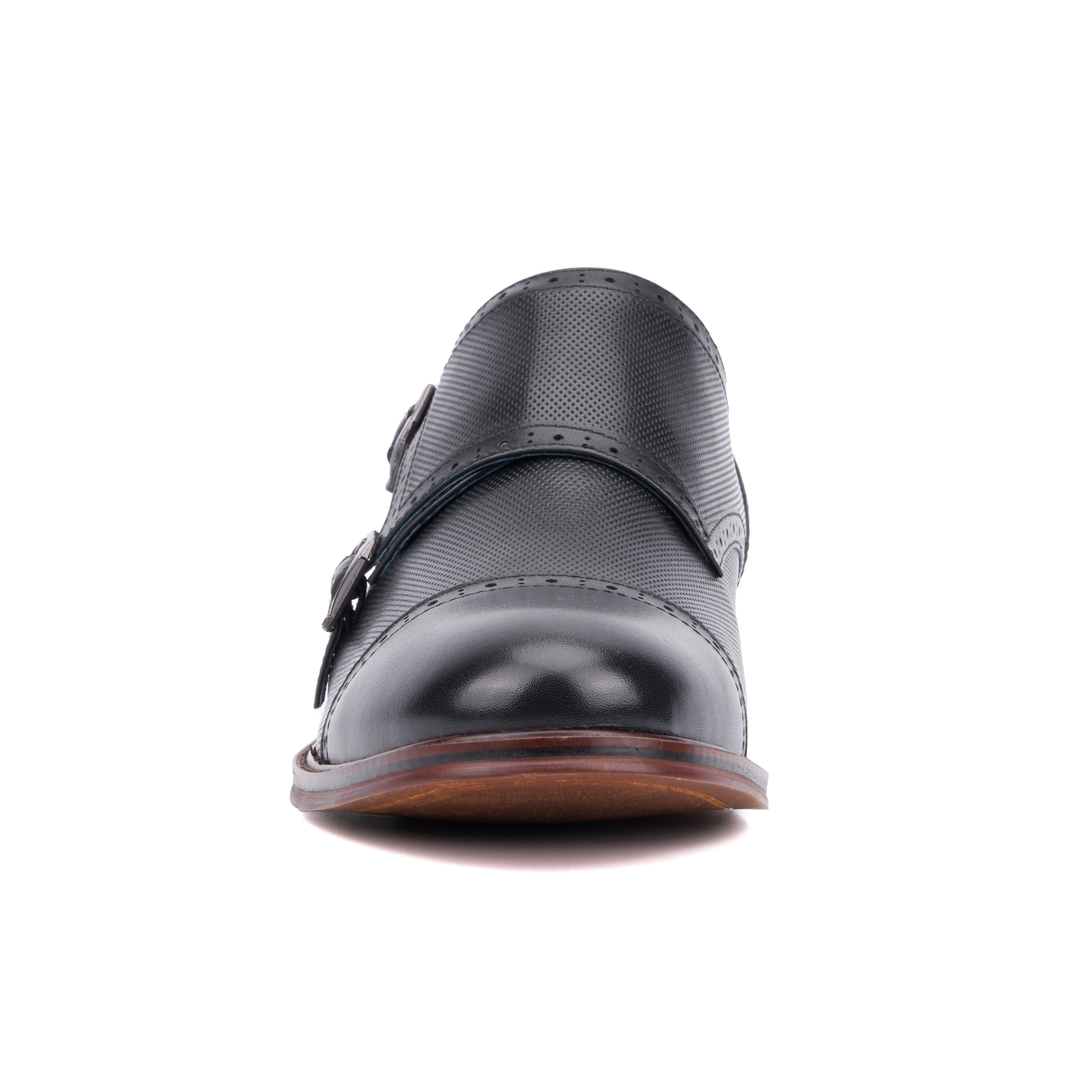  Vintage Foundry Co. Men's Morgan Dress Monk Strap - Black - Bonton
