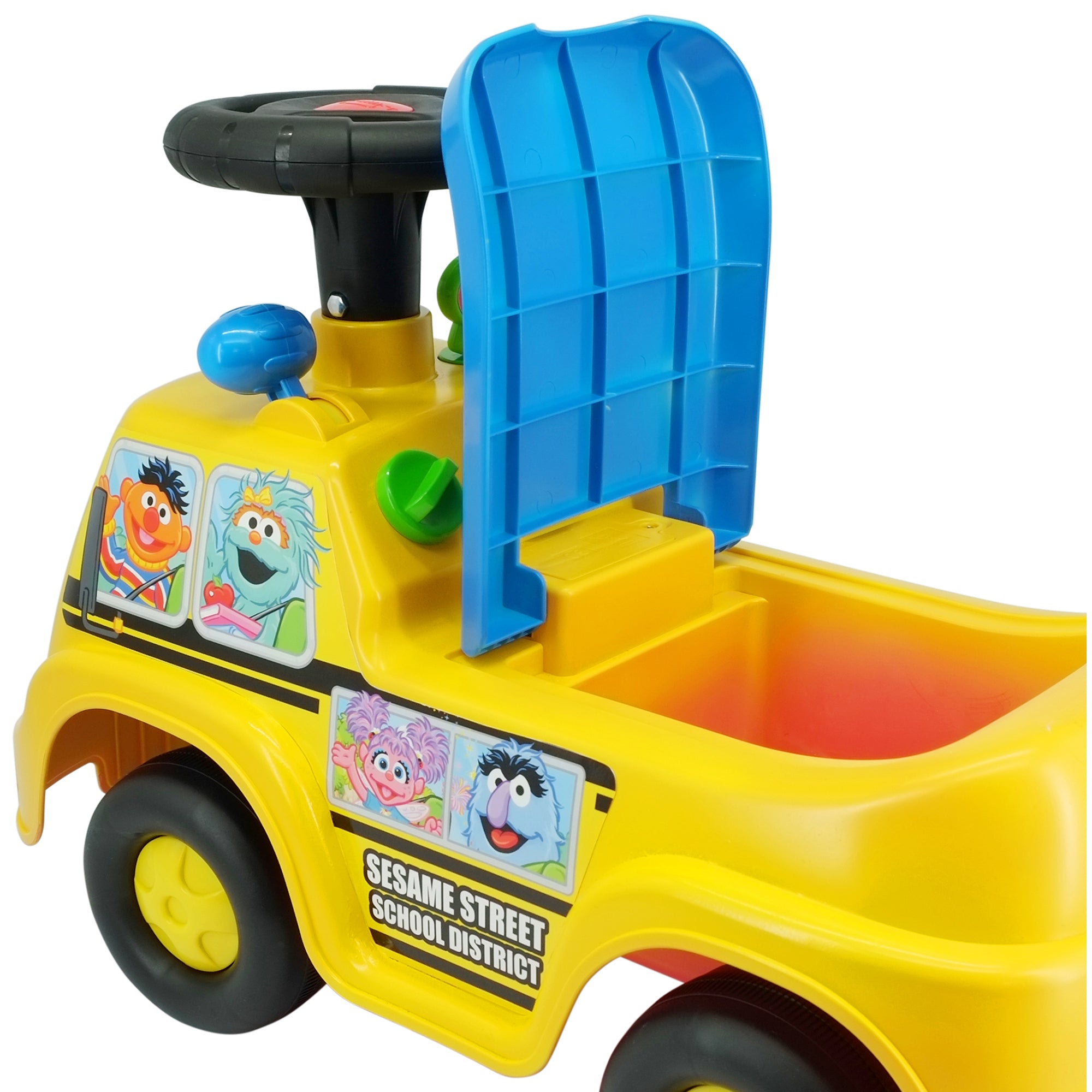  Kiddieland Kiddieland: My First Adventure Elmo - Lights & Sounds Ride-On - Sesame Street Foot To Floor Vehicle, Interactive Dashboard, Toddlers & Kids 18-36mo - Multi - Bonton