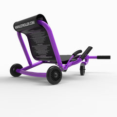 EzyRoller: Classic - Purple - Ride-On Scooter, Cambering Motion, Pedal Free Cart, Hand Brakes, Extendable Frame, 154lb Capacity, Kids Ages 4+-Multi-One Size-2