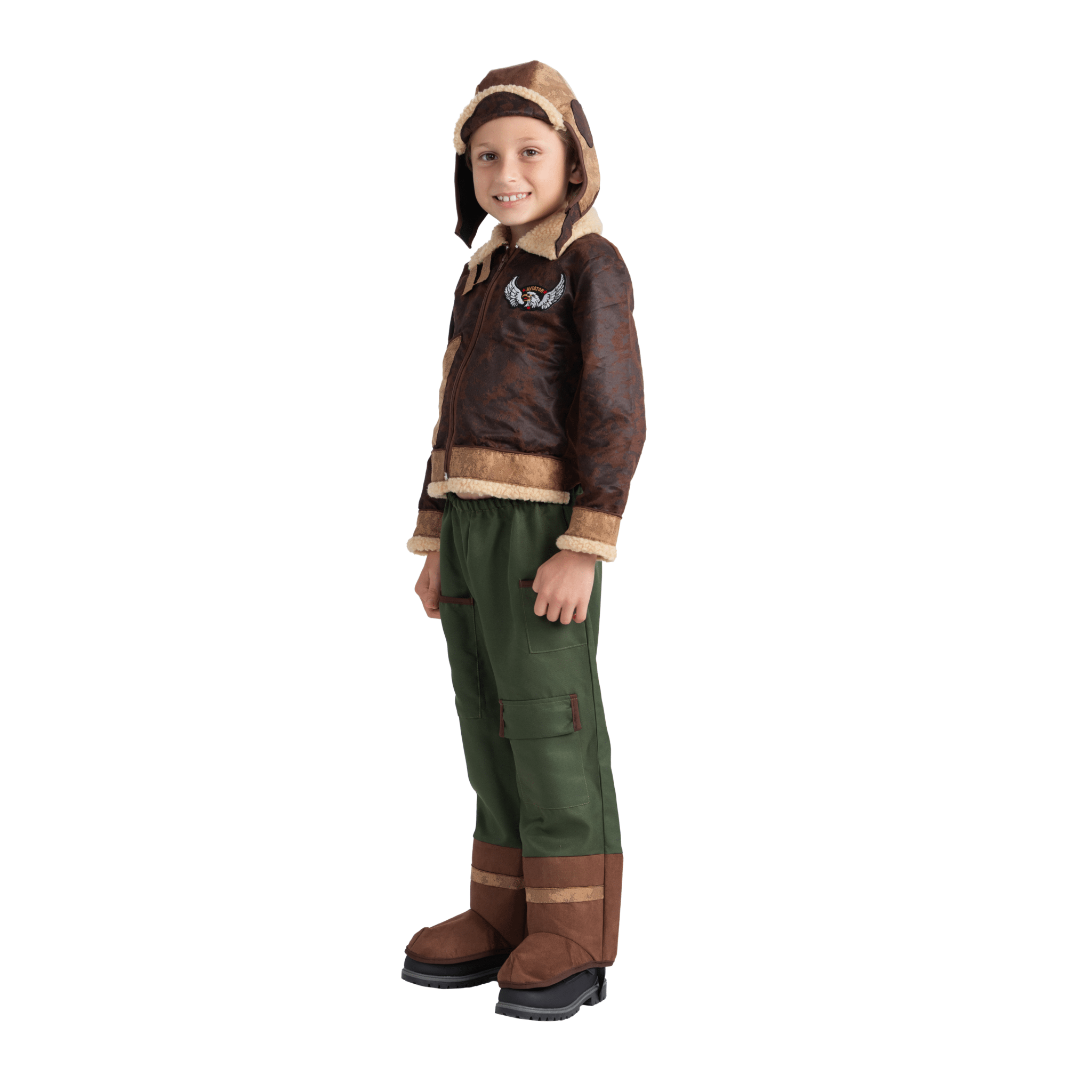  Dress Up America Aviator Costume - Kids by Dress Up America - T4 (Toddler 2-3) - Bonton