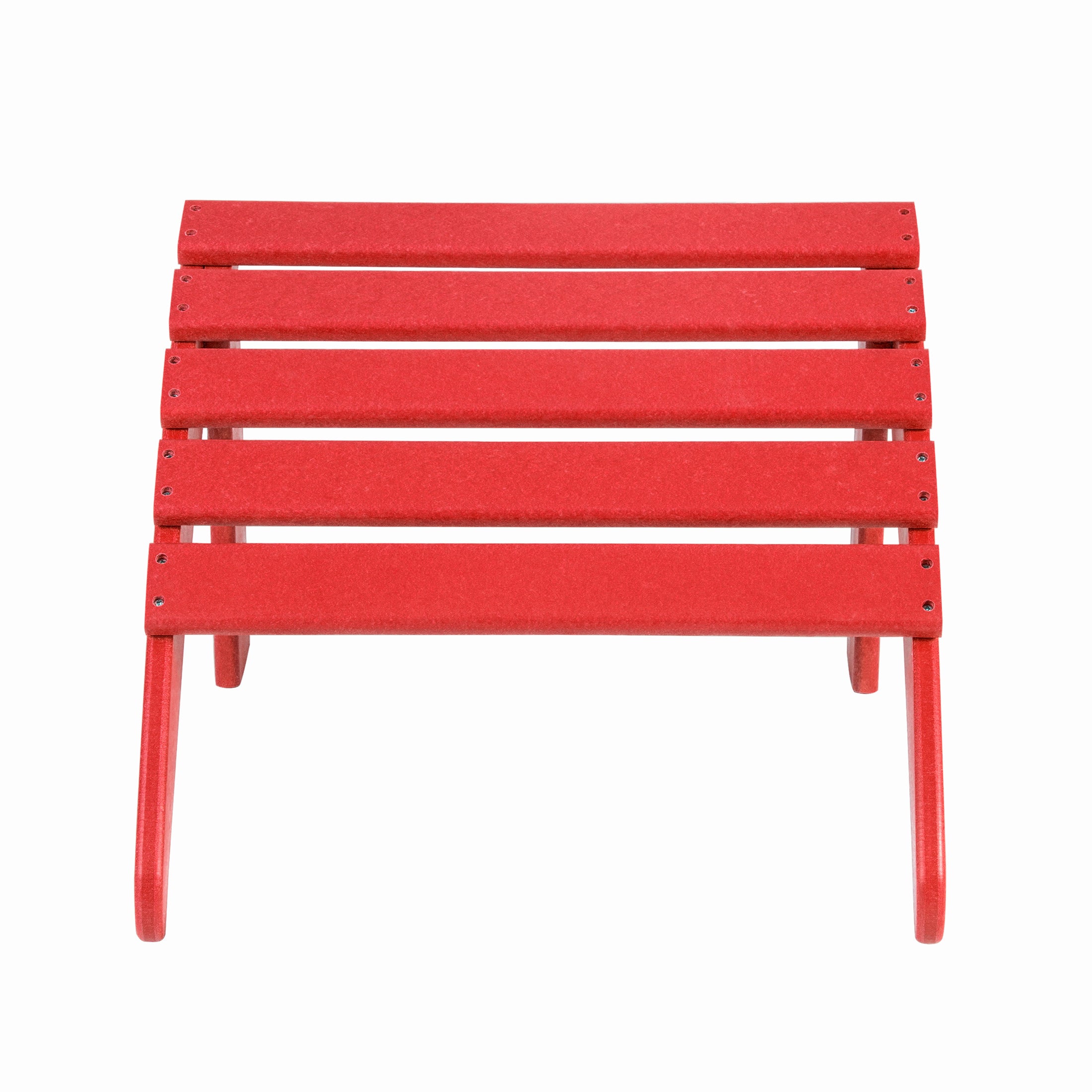  Westin Furniture Outdoor Patio Folding Adirondack Ottoman - Orange - Bonton