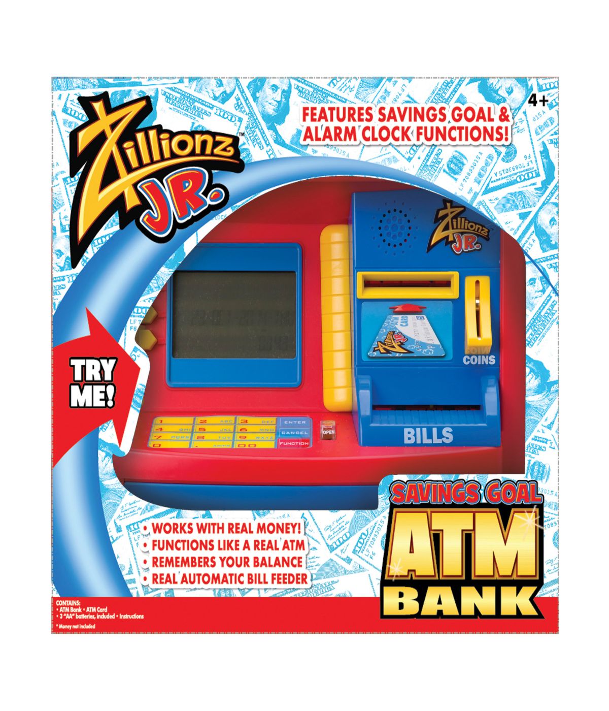  Jr. Deluxe Savings Goal ATM Bank Multi - Multi - Bonton