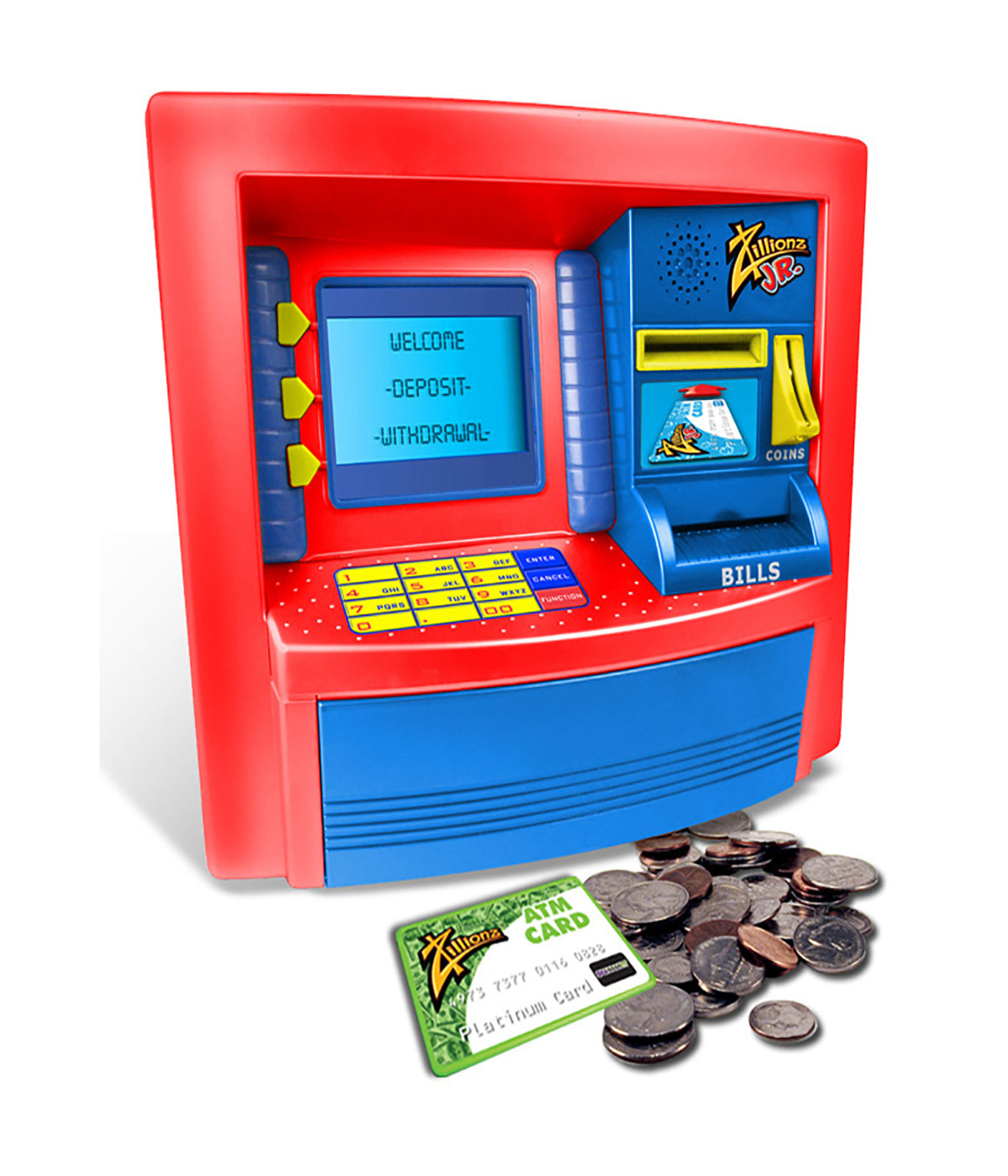  Jr. Deluxe Savings Goal ATM Bank Multi - Multi - Bonton