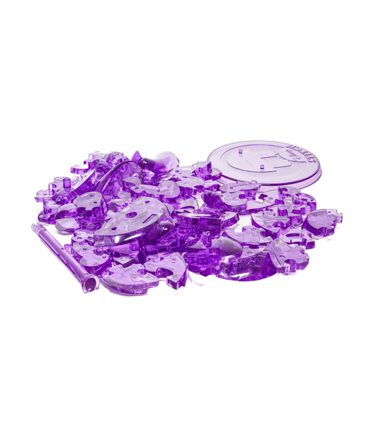  3D Crystal Puzzle - Disney Stitch: 43 Pcs Purple - Purple - Bonton