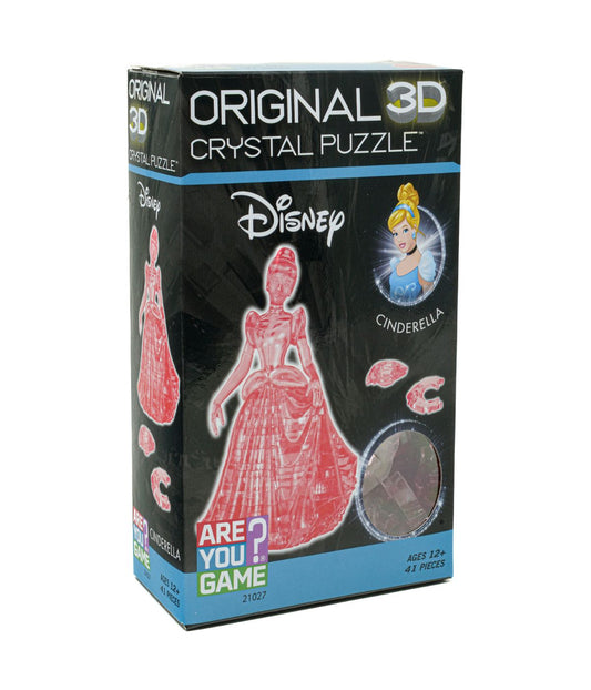 3D Crystal Puzzle - Disney Cinderella: 41 Pcs Pink