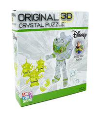 3D Crystal Puzzle - Disney Buzz and Aliens: 95 Pcs Multi