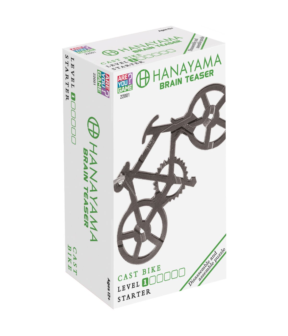  Hanayama Level 1 Cast Puzzle - Bike Multi - Multi - Bonton