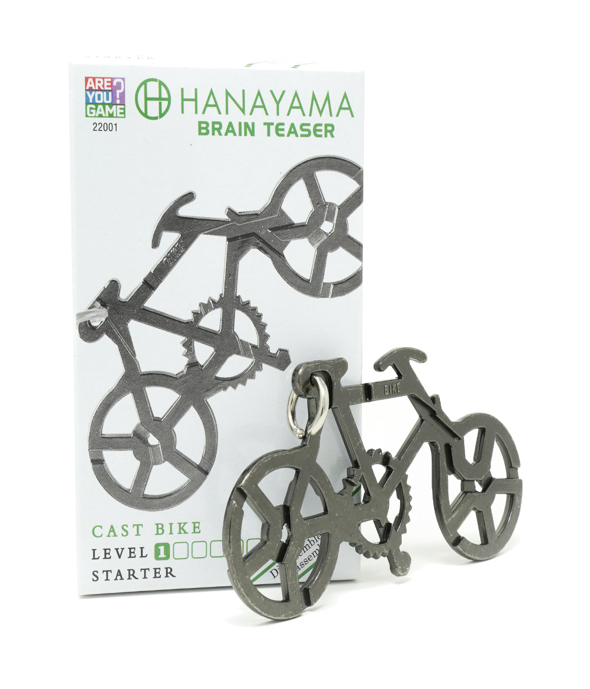  Hanayama Level 1 Cast Puzzle - Bike Multi - Multi - Bonton