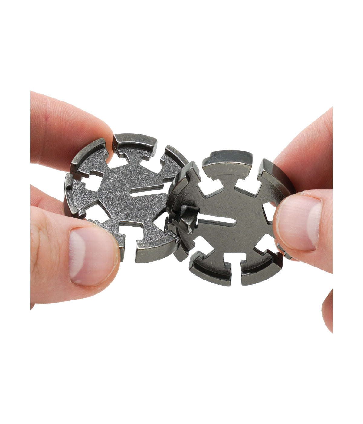  Hanayama Level 2 Cast Puzzle - Disk Multi - Multi - Bonton