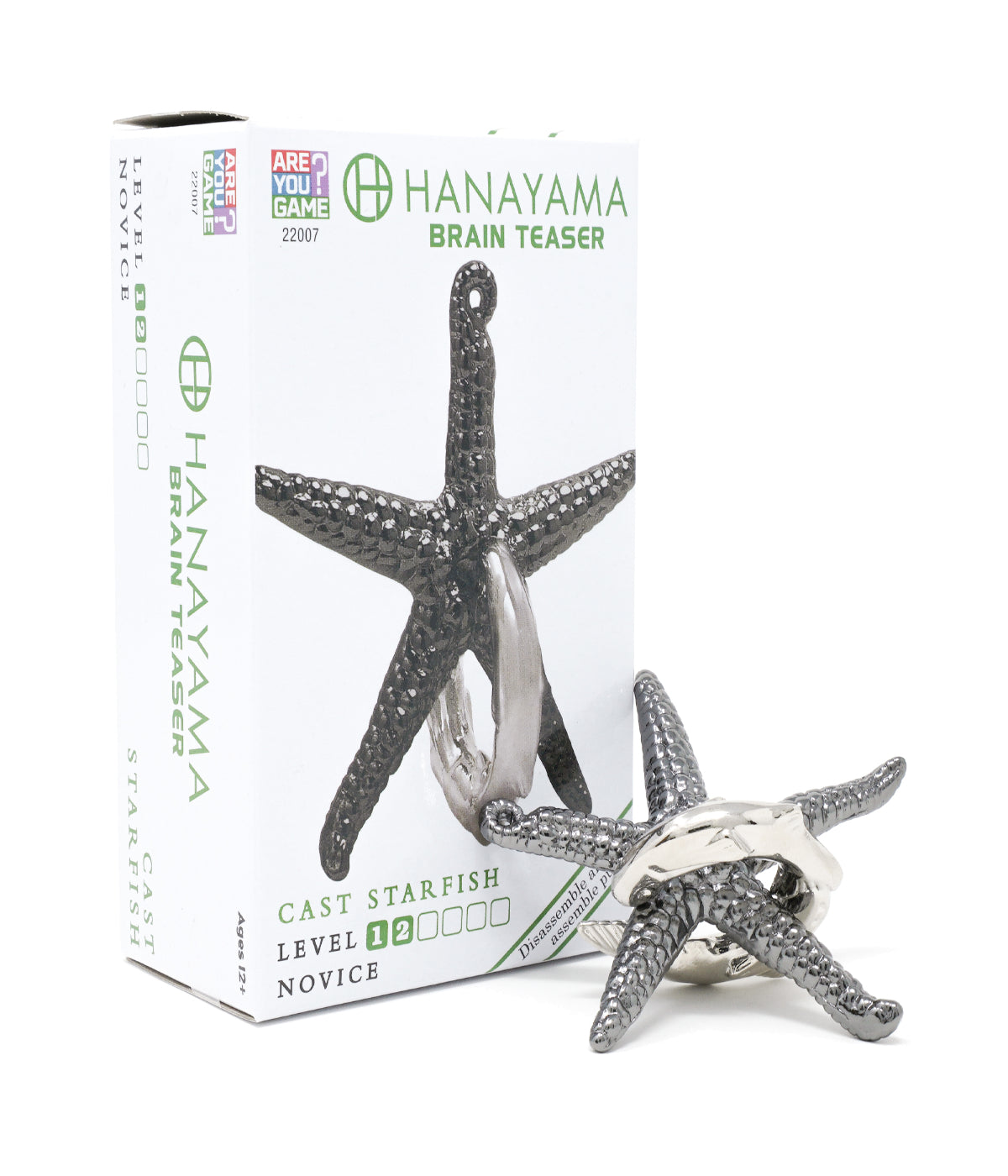  Hanayama Level 2 Cast Puzzle - Starfish Multi - Multi - Bonton