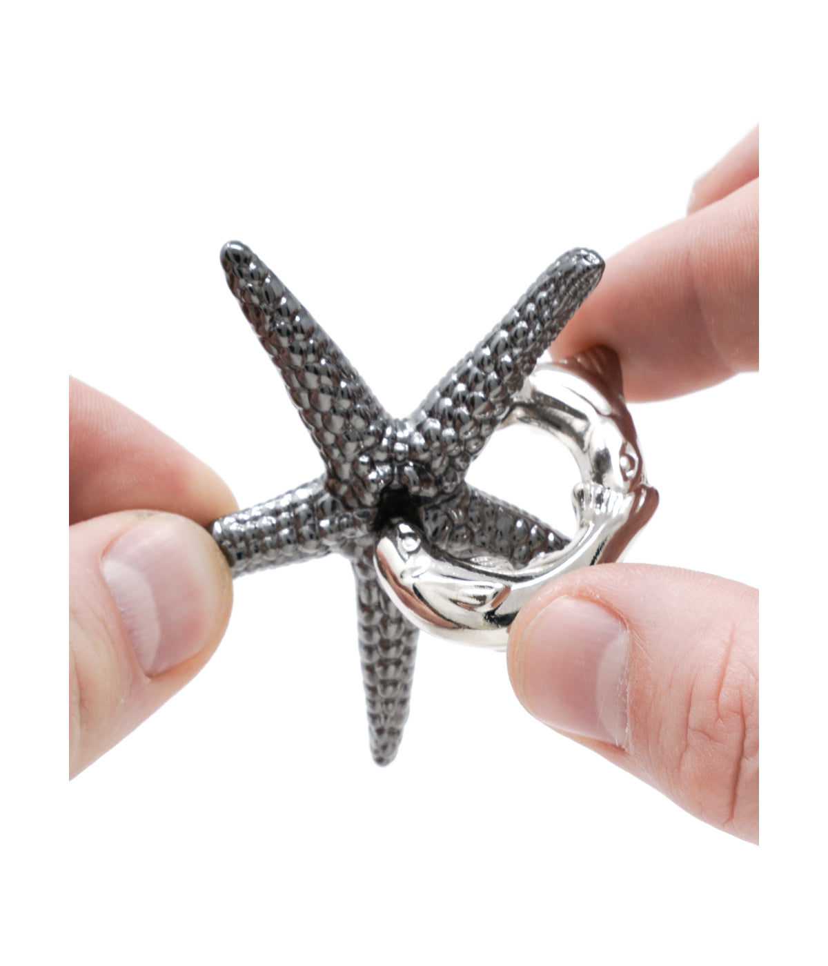  Hanayama Level 2 Cast Puzzle - Starfish Multi - Multi - Bonton