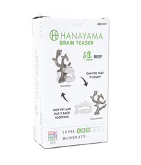 Hanayama Level 3 Cast Puzzle - Reef Gray/Silver