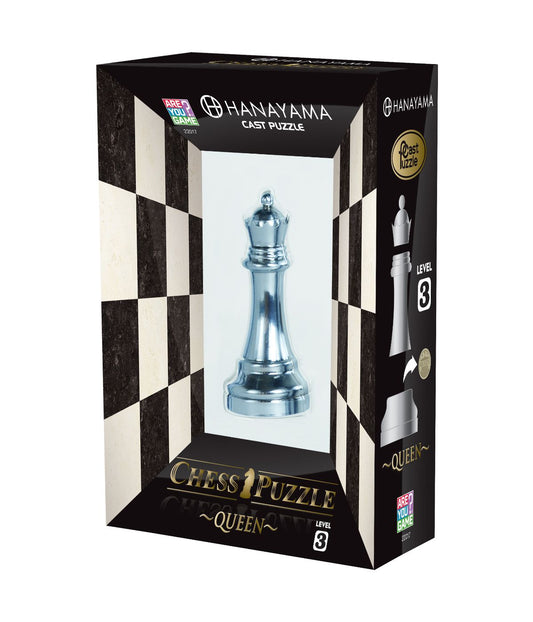 Hanayama Level 3 Cast Chess Puzzle - Queen Multi