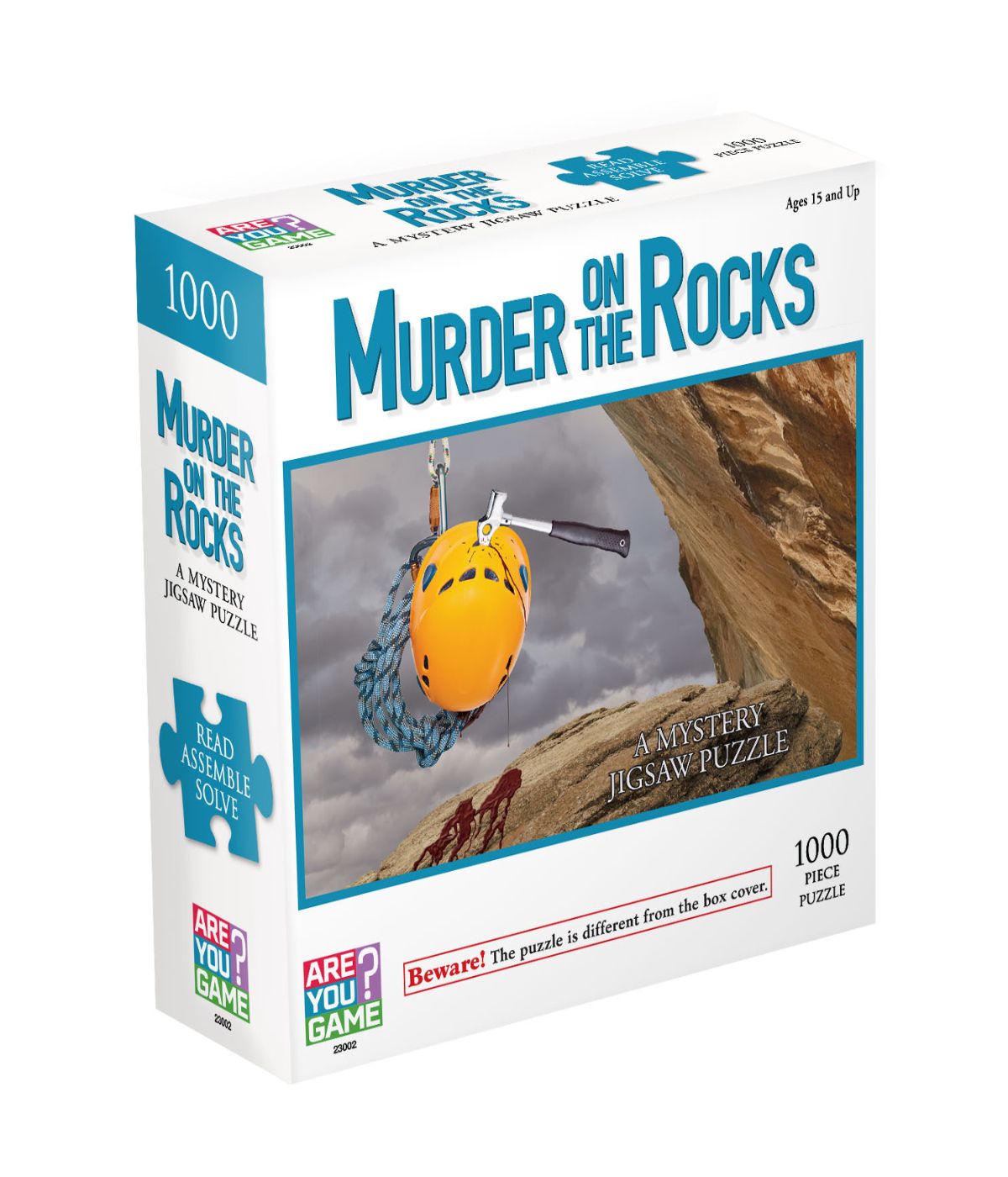  Murder on the Rocks Classic Mystery Jigsaw Puzzle: 1000 Pcs Multi - Multi - Bonton