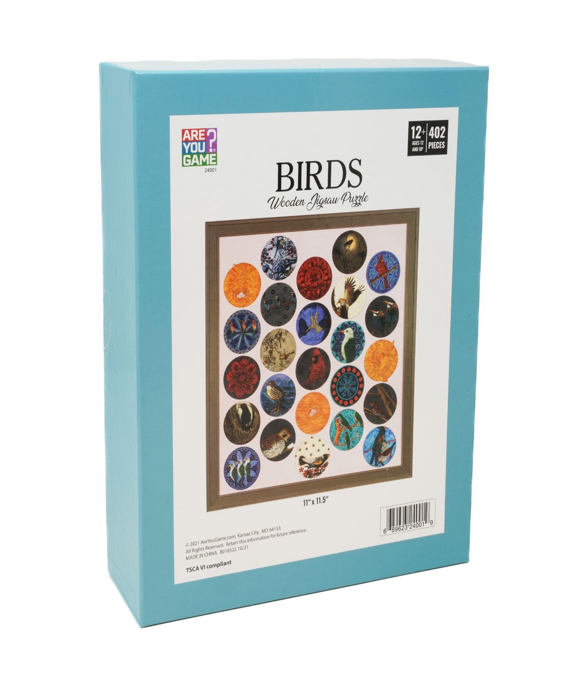 Wooden Jigsaw Puzzle - Birds: 402 Pcs Multi