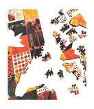 Wooden Jigsaw Puzzle - Life Series: 456 Pcs Multi