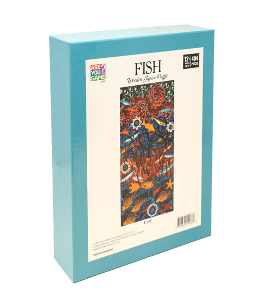 Wooden Jigsaw Puzzle - Fish: 404 Pcs Multi
