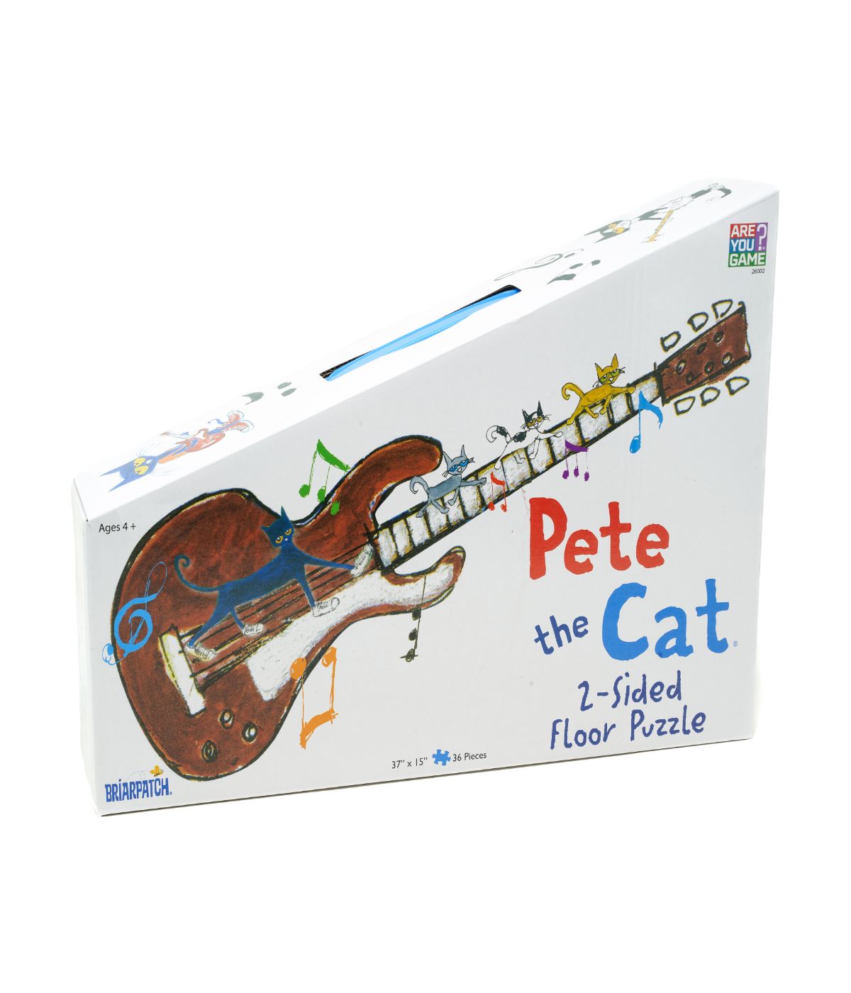  Pete the Cat 2-Sided Floor Puzzle Suitcase: 36 Pcs Multi - Multi - Bonton