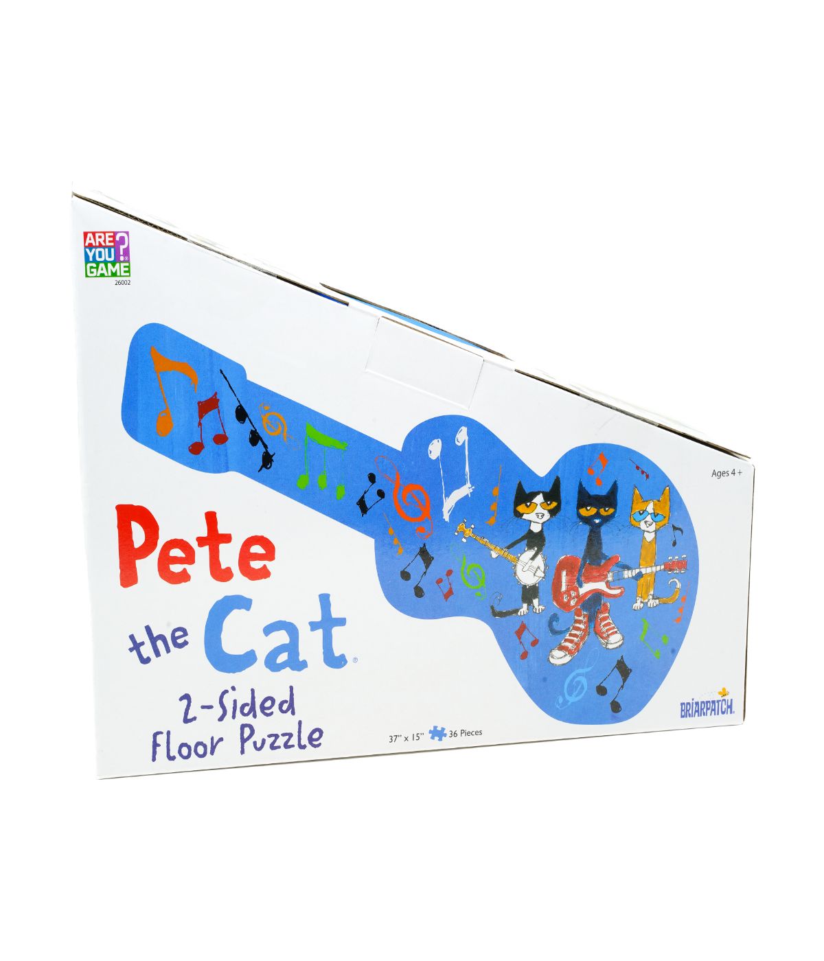  Pete the Cat 2-Sided Floor Puzzle Suitcase: 36 Pcs Multi - Multi - Bonton