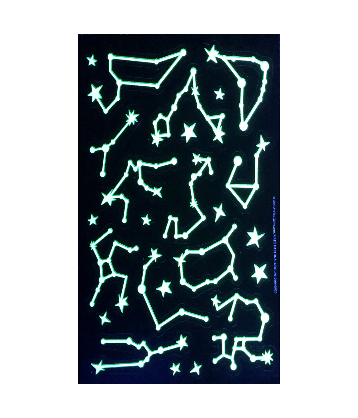  Glow-in-the-Dark Zodiac Adhesives Multi - Multi - Bonton