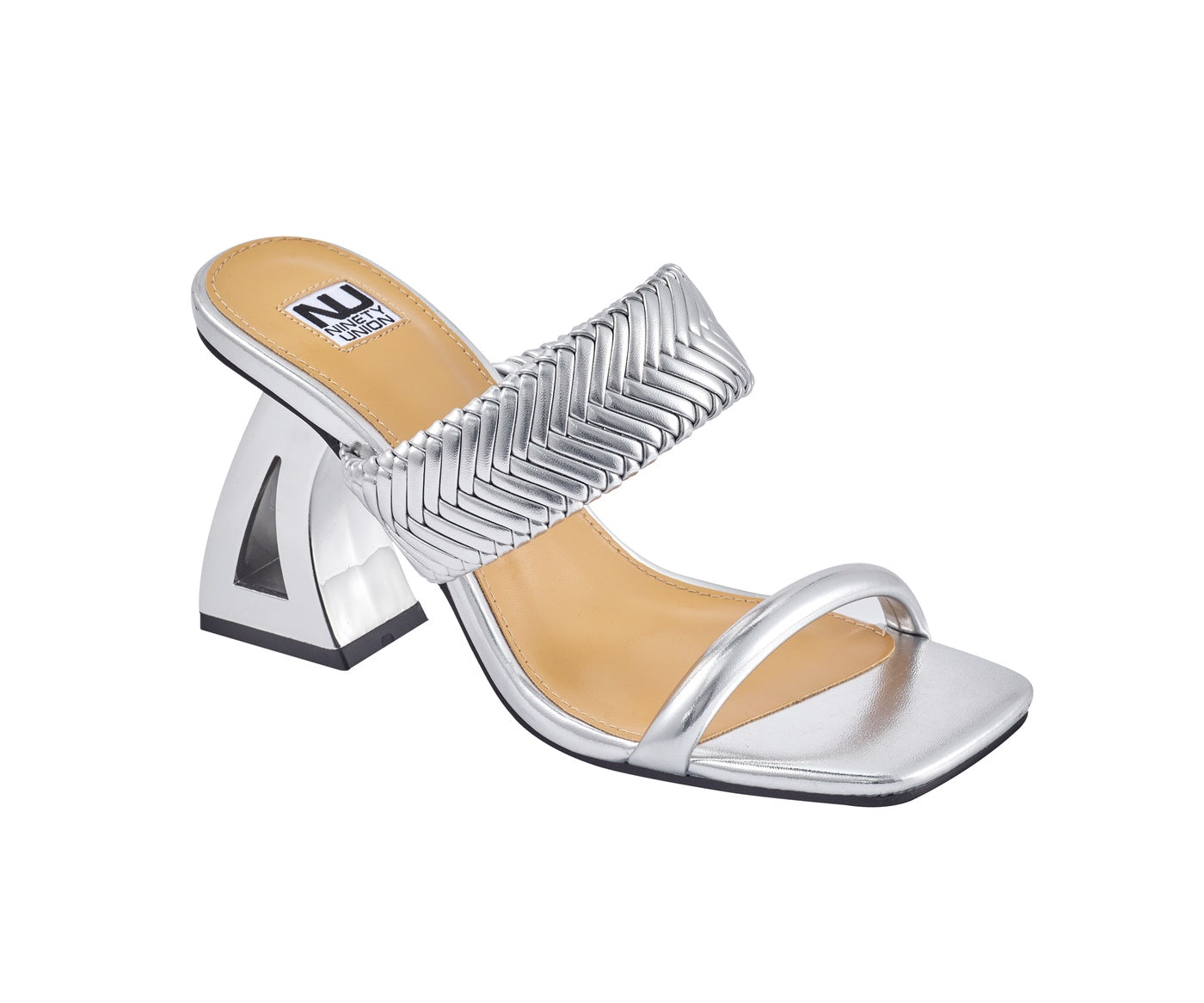  Ninety Union Malibu Two Banded Slide - Silver - Bonton