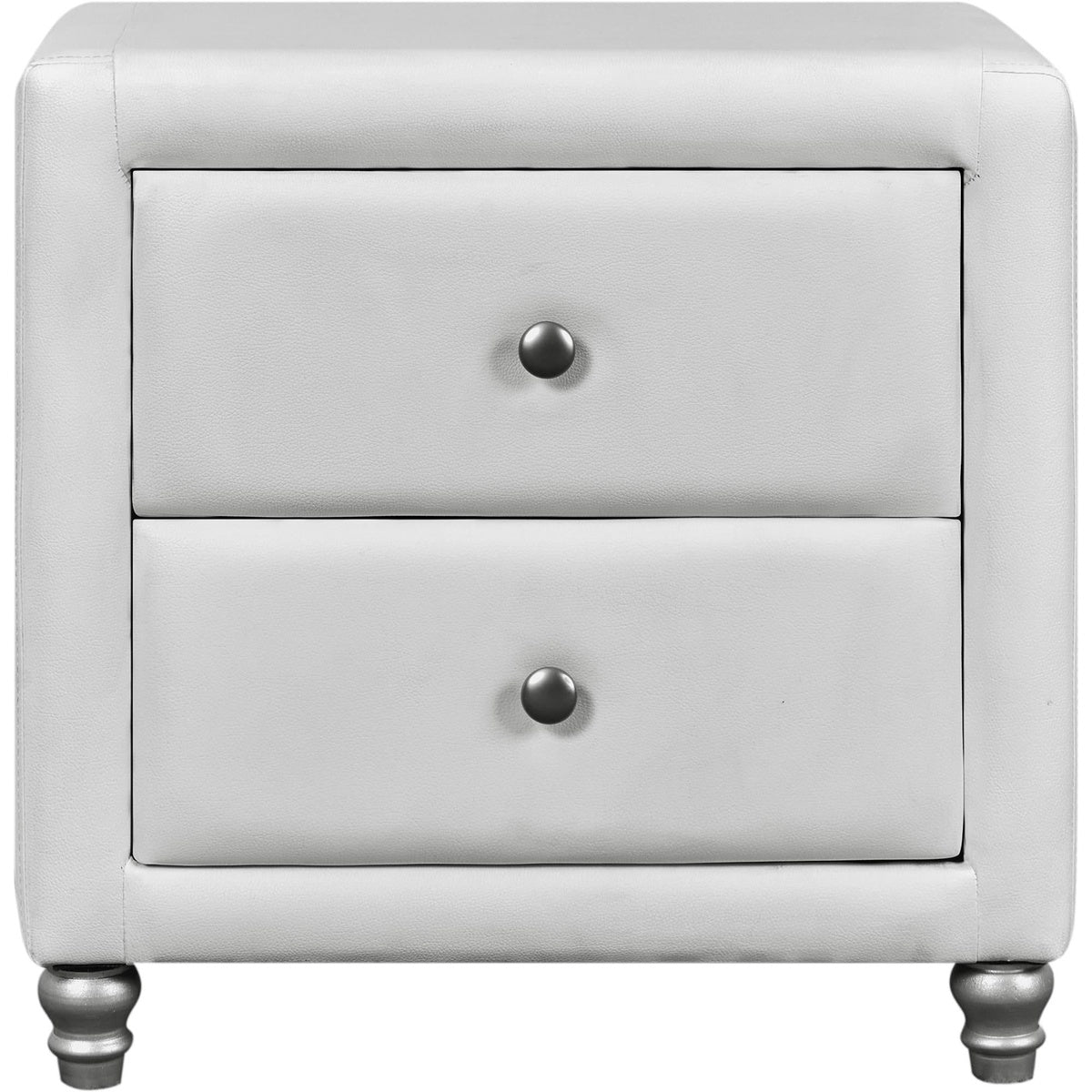  Upholstered Nightstand - Black - Bonton