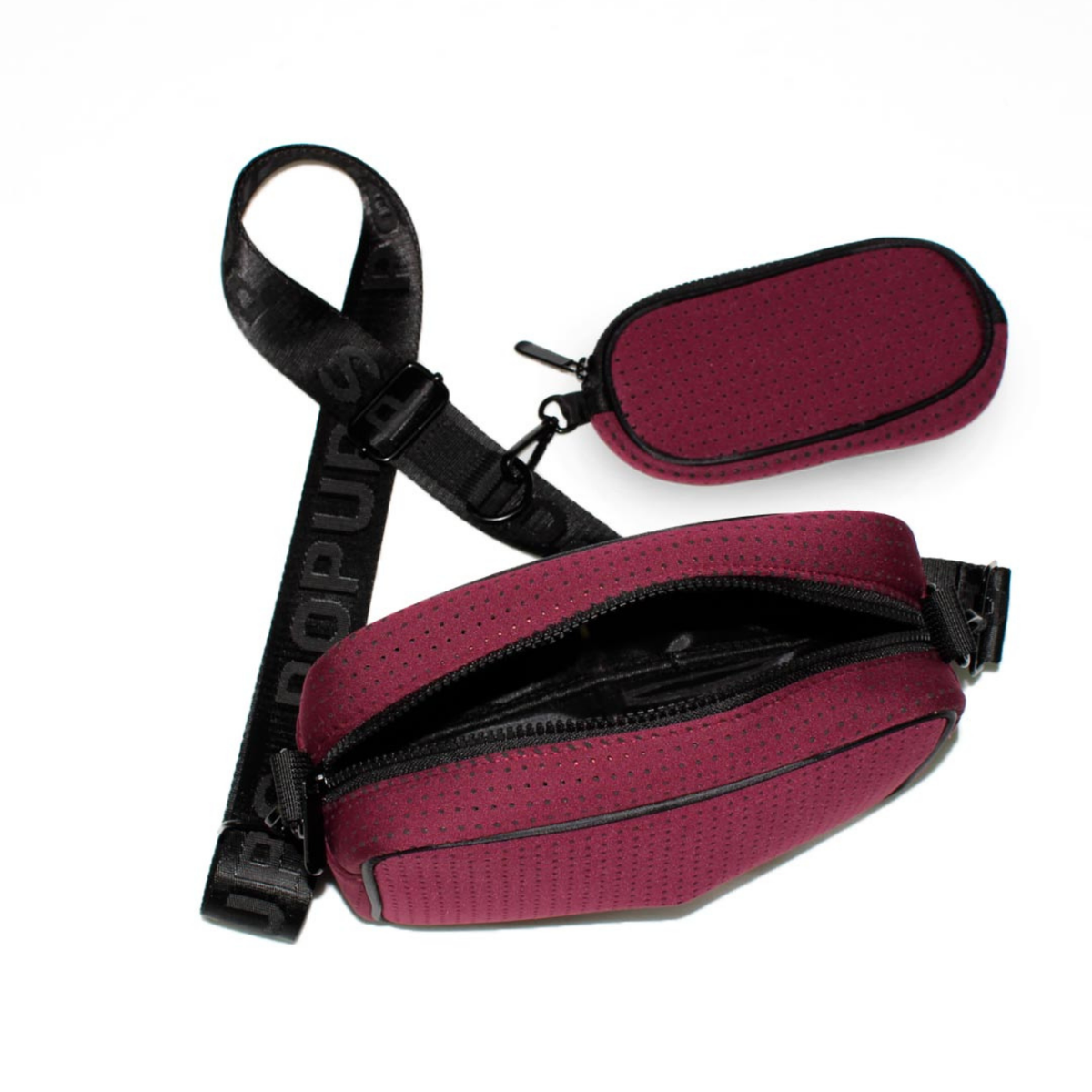  Pop Ups Brand Pouch + Camera Bag - Berry - Default Title - Bonton