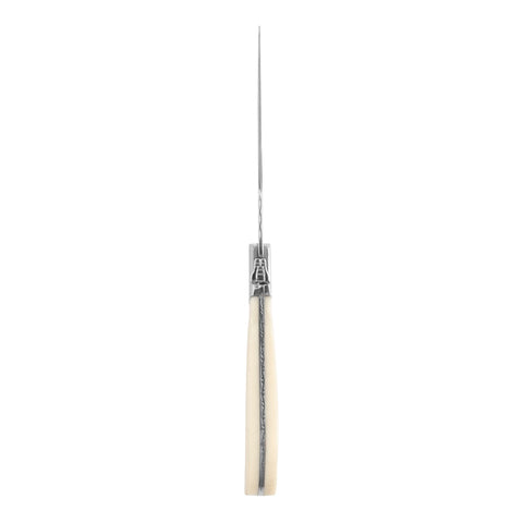 Laguiole Set of 4 Connoisseur Steak Knives With Faux Ivory Handles
