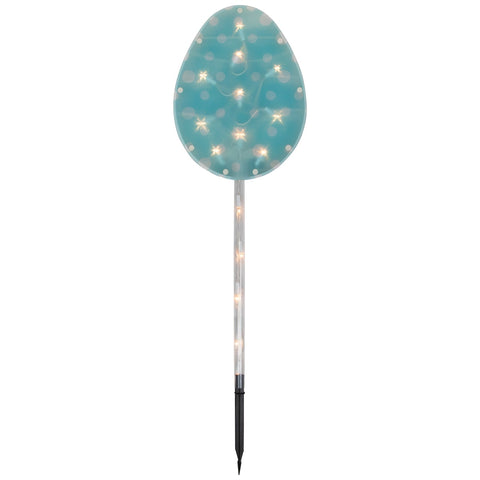 Easter Egg Pathway Marker Lawn Stakes - 28.5" - Set of 4