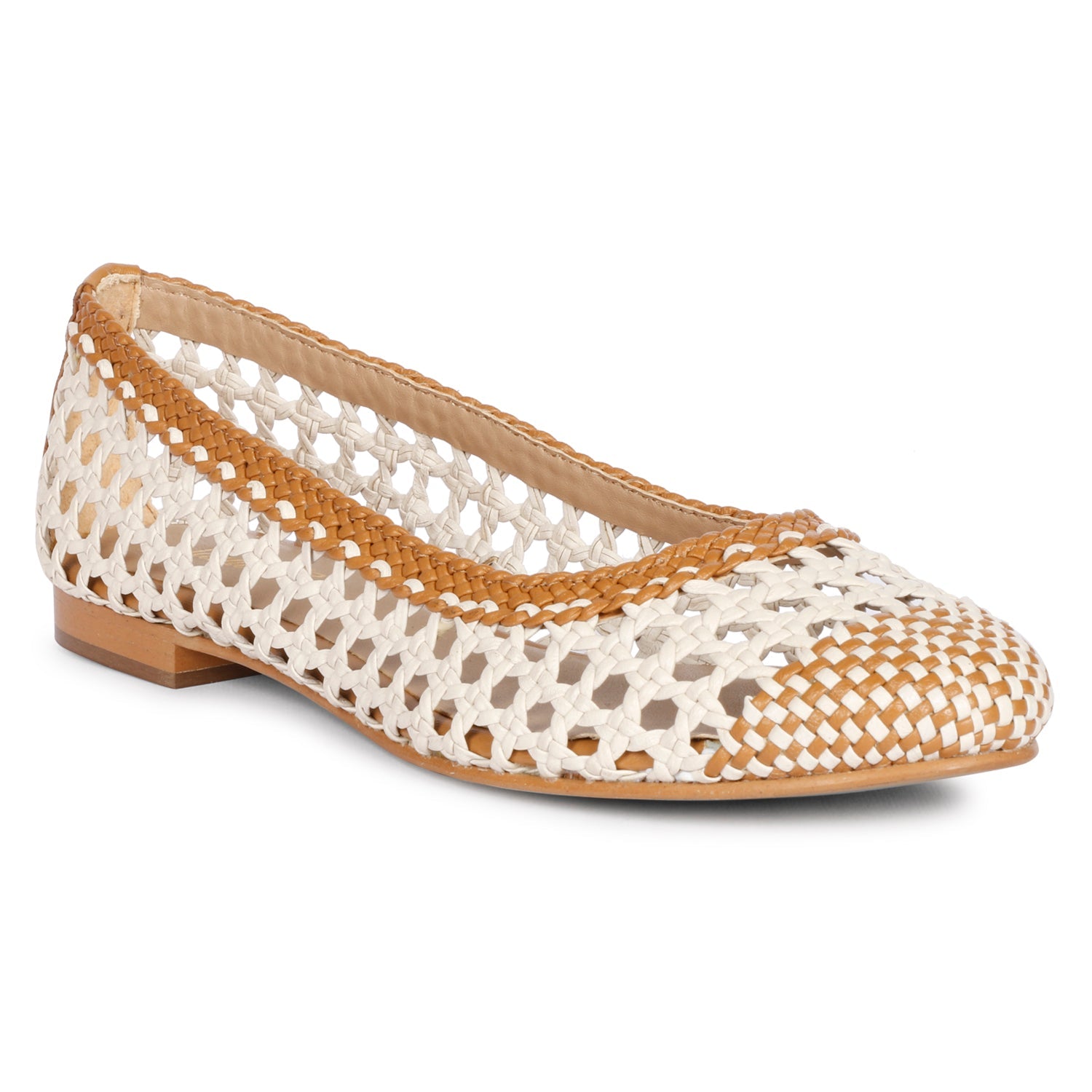  Saint G Via - Ballerina - Tan Ivory - Bonton