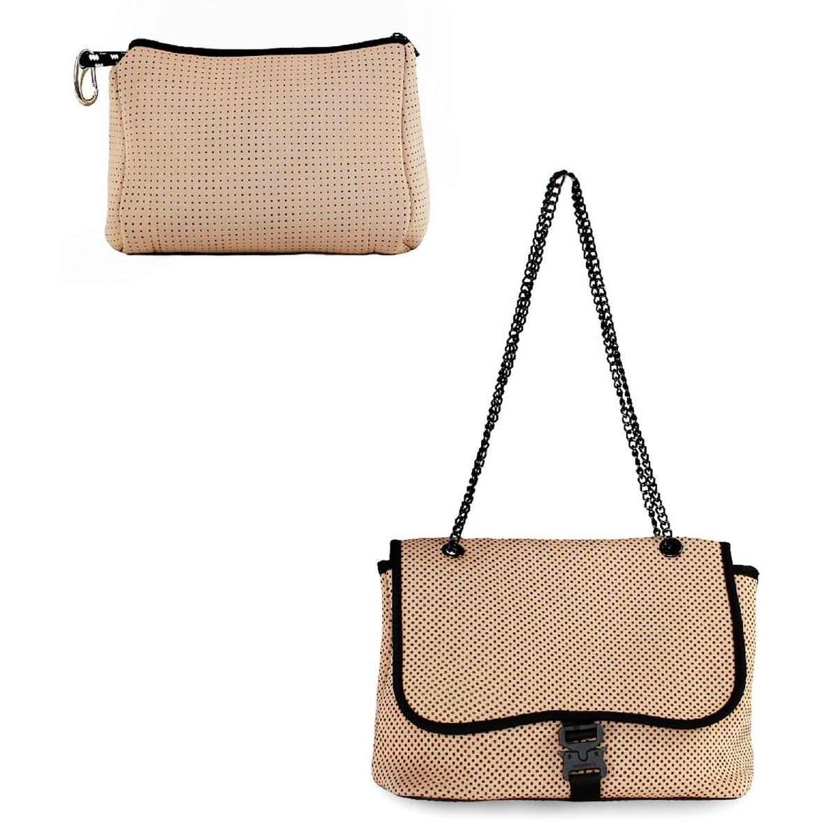  Pop Ups Brand Pouch + Flap Crossbody - Tan - Default Title - Bonton