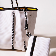 Everyday Tote Dotted White