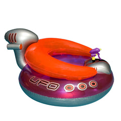 45" Water Sports Inflatable UFO Squirter Spaceship Ride-on Swimming Pool Float