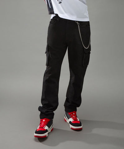 Workwear Cargo Pants - Black