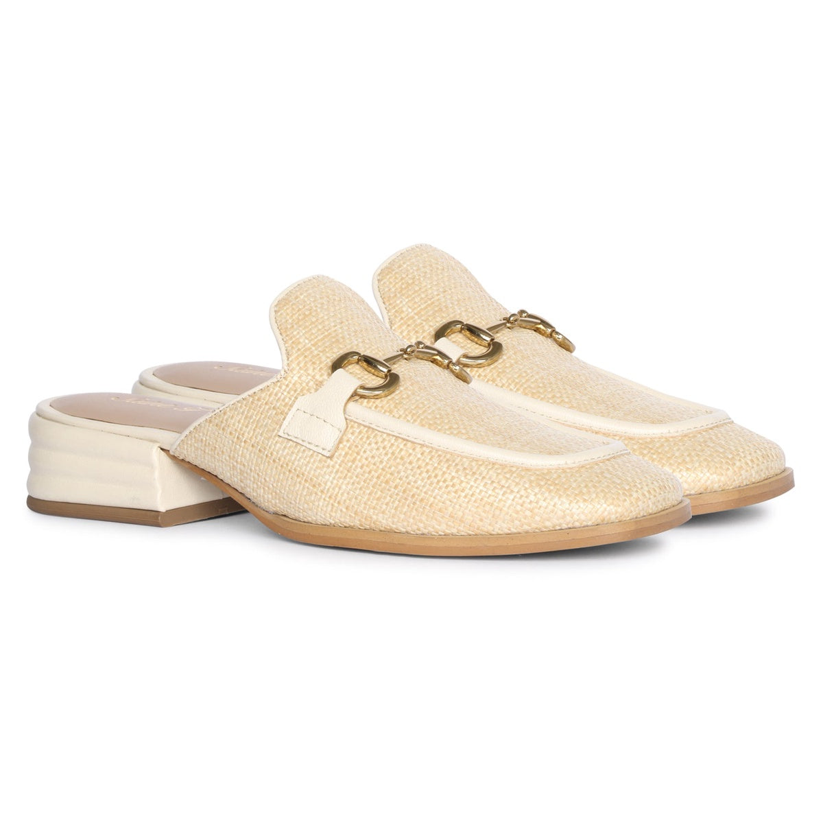 Saint G Izaara - Heeled Mule - Beige - Bonton