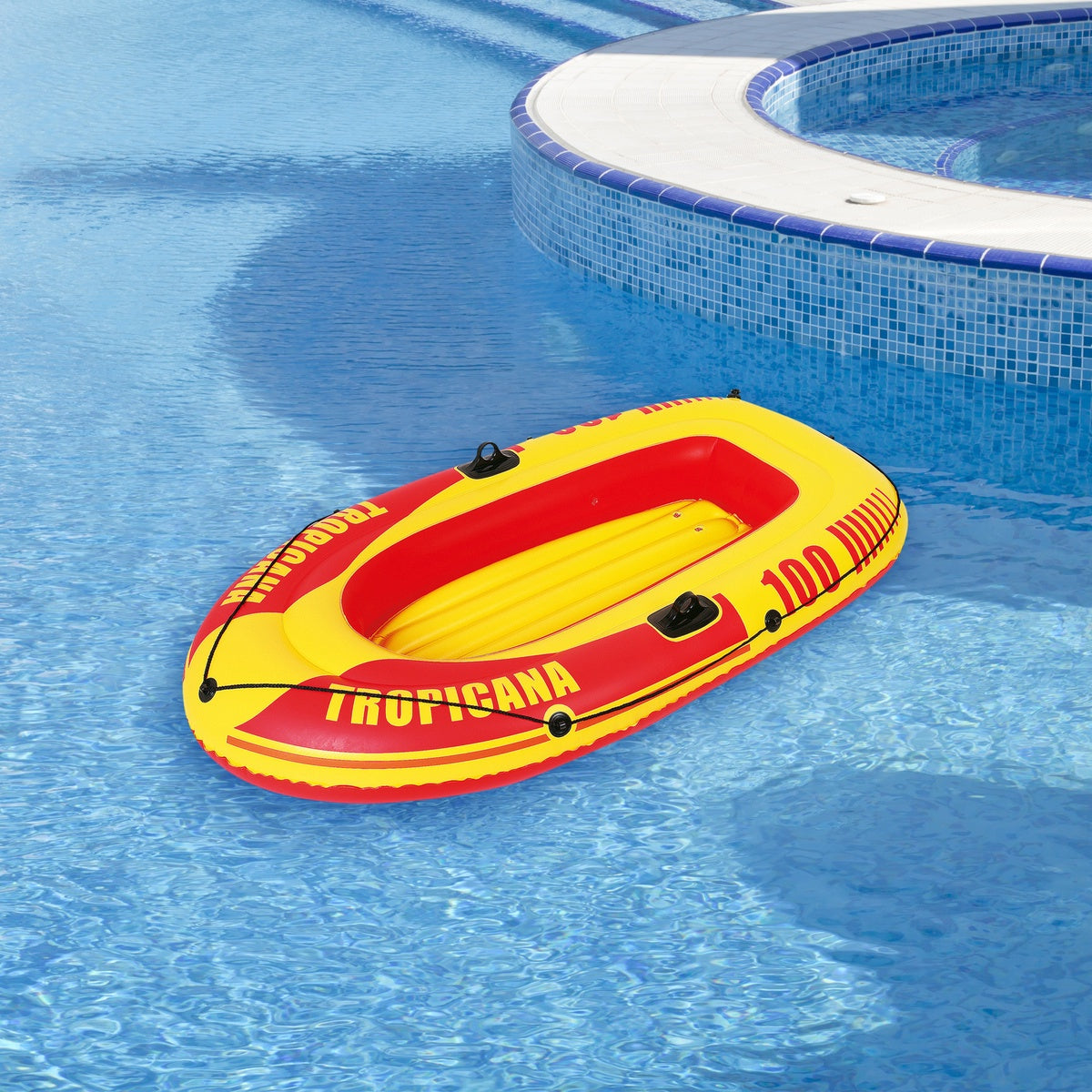  Pool Central Inflatable Tropicana Single Boat - 72